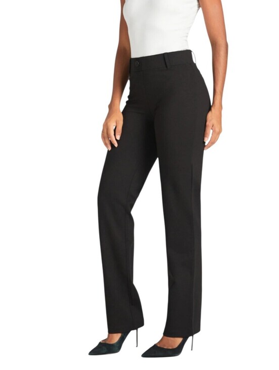 Betabrand Pants - Betabrand Classic DPYP Dress Pant Yoga Pant Straight Black Small Long
